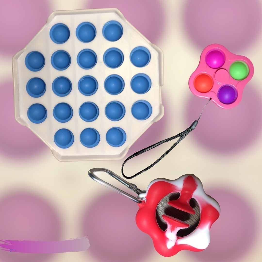Игрушки Антистресс Бабл Dubble toy Восьмиугольник + Снапперс Snapperz + Simple Dimple симпл димпл Спинер Розовый
Игрушки Антистресс Бабл Dubble toy Восьмиугольник + Снапперс Snapperz + Simple Dimple симпл димпл Спинер Розовый