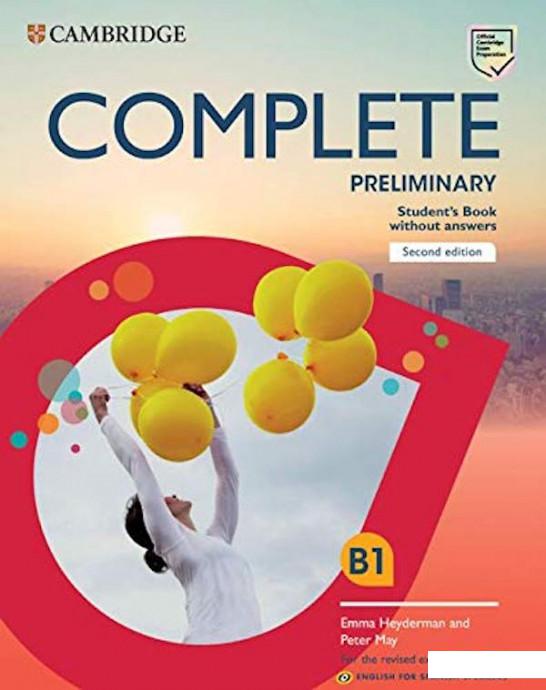 Complete Preliminary Student's Book with Answers with Online Practice. For the Revised Exam from 2020 (1109577)
Complete Preliminary Student's Book with Answers with Online Practice. For the Revised Exam from 2020 (1109577)
