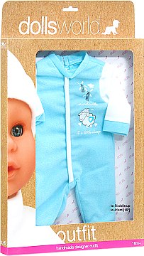 Игровой набор одежды для куклы 41 см, голубой, с барашиком - DollsWorld (20-576929)
Игровой набор одежды для куклы 41 см, голубой, с барашиком - DollsWorld (20-576929)