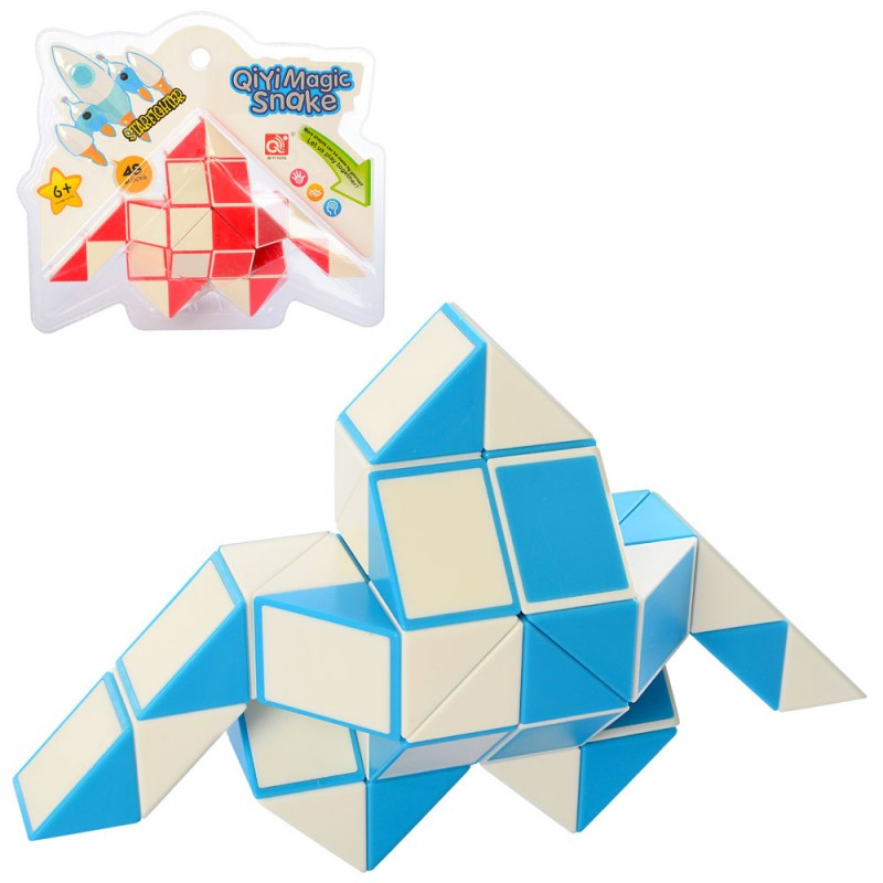Гра головоломка, змійка, QiYi MoFangGe Snake 48, в блістері, 22-23-7 см. 547507 
Гра головоломка, змійка, QiYi MoFangGe Snake 48, в блістері, 22-23-7 см. 547507