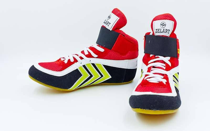 Борцовки замшевые Zelart Sport Heroe 4858 размер 34 красные 
Борцовки замшевые Zelart Sport Heroe 4858 размер 34 красные