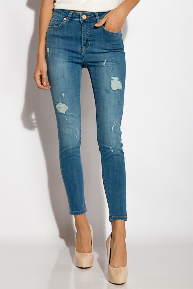 Джинсы женские 104P907 (Голубой) 26
Джинсы женские 104P907 (Голубой) 26