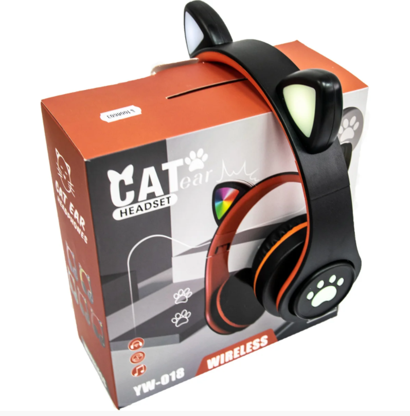 Беспроводные Bluetooth наушники Cat Ear YW-018 с ушками и подсветкой Черные
Беспроводные Bluetooth наушники Cat Ear YW-018 с ушками и подсветкой Черные