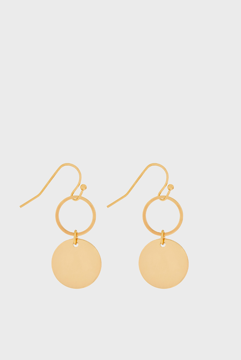 Женские золотистые серьги CIRCLE DISC DROP Accessorize OS 881113
Женские золотистые серьги CIRCLE DISC DROP Accessorize OS 881113