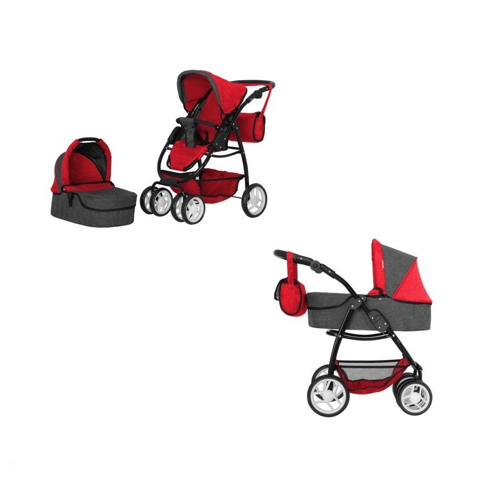 Коляска для кукол CARRELLO AVANTI 9662 Red 2 в 1 трансформер с перекидной ручкой + сумка и чехол-накидка для люльки
Коляска для кукол CARRELLO AVANTI 9662 Red 2 в 1 трансформер с перекидной ручкой + сумка и чехол-накидка для люльки