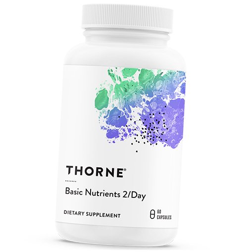 Мультивитамины без железа, Basic Nutrients 2/Day Iron Free, Thorne Research 60капс (36357105)
Мультивитамины без железа, Basic Nutrients 2/Day Iron Free, Thorne Research 60капс (36357105)