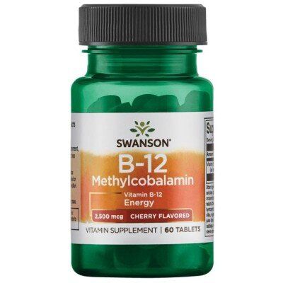 Витамин В-12 (метилкобаламин), Ultra Vitamin B-12 Methylcobalamin, Swanson, вкус вишни, 2500 мкг, 60 таблеток (SWA-02783)
Витамин В-12 (метилкобаламин), Ultra Vitamin B-12 Methylcobalamin, Swanson, вкус вишни, 2500 мкг, 60 таблеток (SWA-02783)
