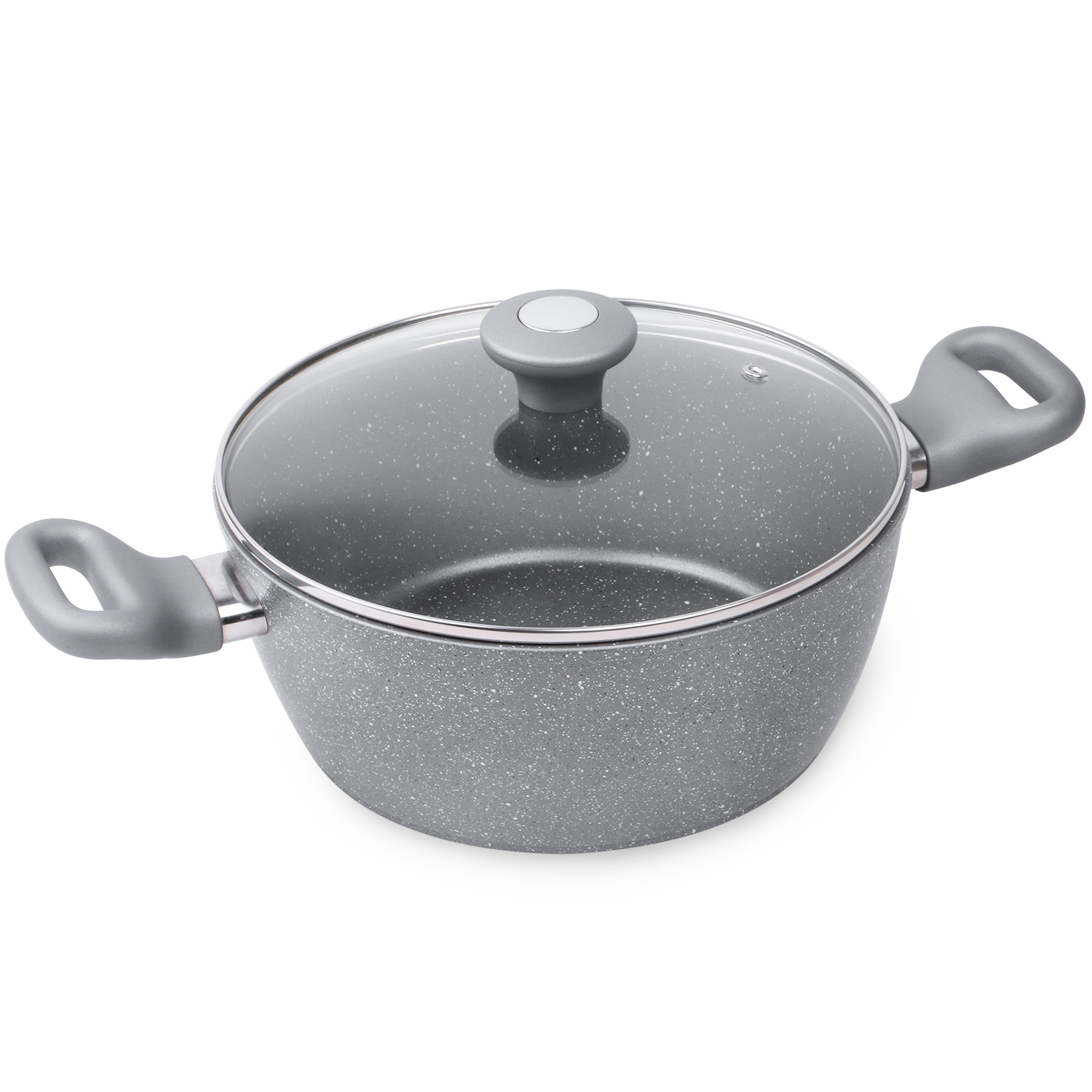 Кастрюля 24 см из алюминия с крышкой и гранитным покрытием Kamille KM-4281GR
Кастрюля 24 см из алюминия с крышкой и гранитным покрытием Kamille KM-4281GR