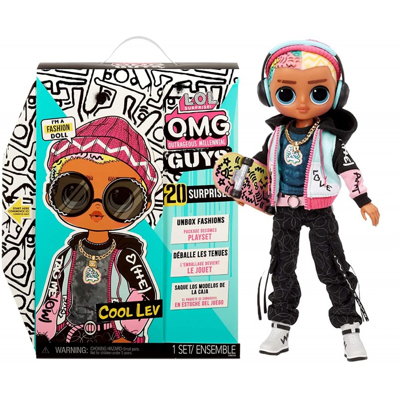 Игровой набор с куклой LOL OMG Guys Cool Lev (MGA Entertainment, США) ЛОЛ ОМГ Мальчики - Кул Лев (576716C3)
Игровой набор с куклой LOL OMG Guys Cool Lev (MGA Entertainment, США) ЛОЛ ОМГ Мальчики - Кул Лев (576716C3)