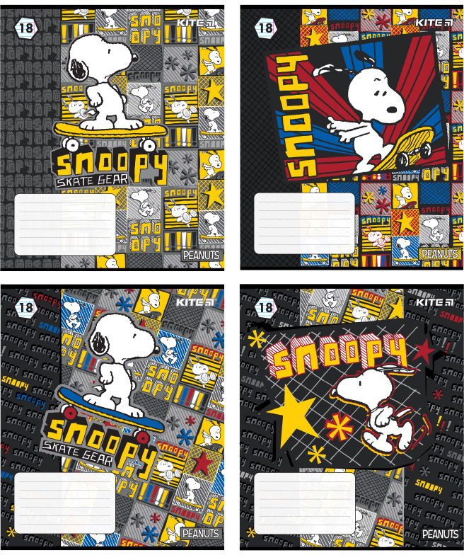 Набор тетрадей ученических Kite Snoopy 18 листов в линию 4 дизайна 20 шт (SN21-237)
Набор тетрадей ученических Kite Snoopy 18 листов в линию 4 дизайна 20 шт (SN21-237)