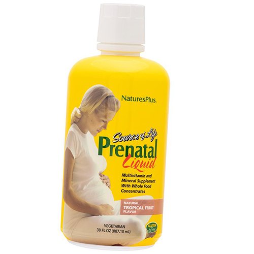 Поливитамины для беременных, Source of Life Prenatal Liquid, Nature's Plus 887мл Тропический фрукт (36375045)
Поливитамины для беременных, Source of Life Prenatal Liquid, Nature's Plus 887мл Тропический фрукт (36375045)