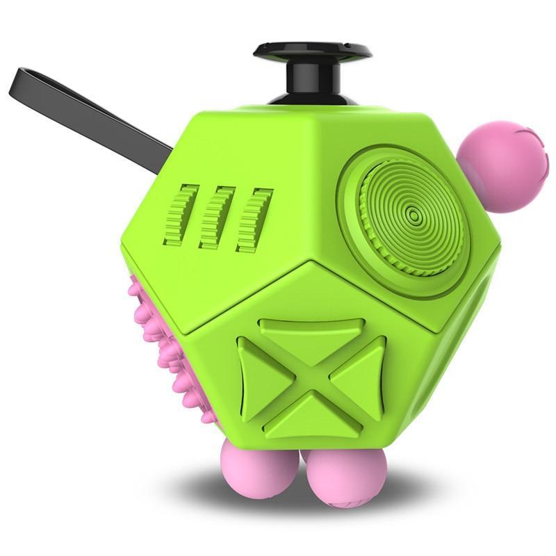 Антистресс-игрушка куб Fidget Cube на 12 сторон для снятия напряжения Куб Зеленый 1
Антистресс-игрушка куб Fidget Cube на 12 сторон для снятия напряжения Куб Зеленый 1