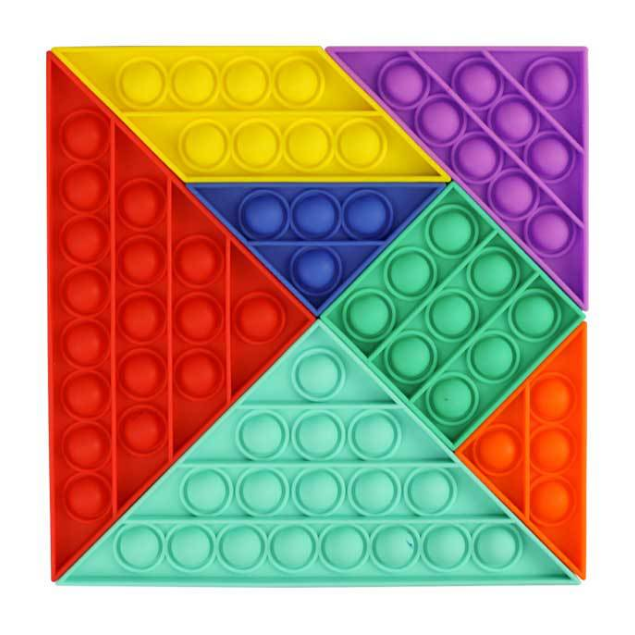 Большой Поп Ит Танграм Pop It Tangram для детей из 7 частей для изучения цветов и форм Квадрат 20 см Разноцветный
Большой Поп Ит Танграм Pop It Tangram для детей из 7 частей для изучения цветов и форм Квадрат 20 см Разноцветный