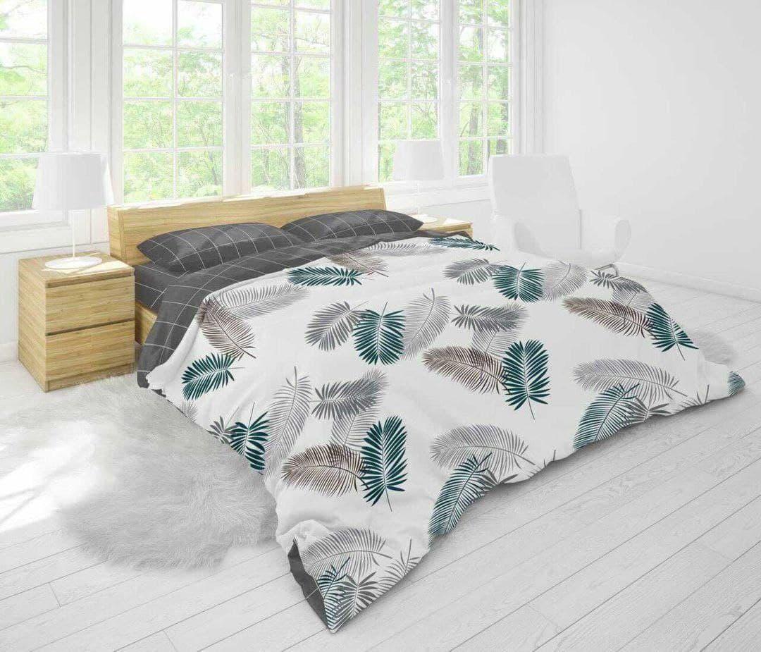 Комплект постельного белья Qili Home Textile Сатин №S1016 Полуторный 150х210 бело-серый с зеленым
Комплект постельного белья Qili Home Textile Сатин №S1016 Полуторный 150х210 бело-серый с зеленым