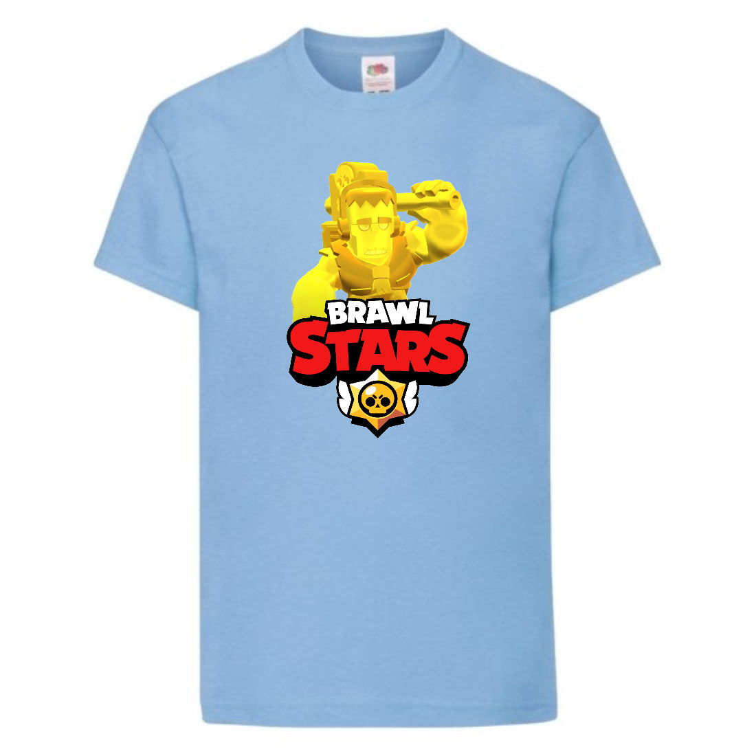 Футболка детская Brawl Stars Frank Gold (Бравл Старс Фрэнк Золотой) голубая 140 см
Футболка детская Brawl Stars Frank Gold (Бравл Старс Фрэнк Золотой) голубая 140 см