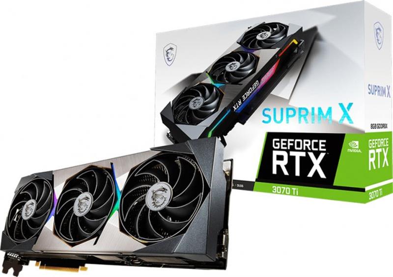 Видеокарта GF RTX 3070 Ti 8GB GDDR6 Suprim X MSI (GeForce RTX 3070 Ti SUPRIM X 8G)
Видеокарта GF RTX 3070 Ti 8GB GDDR6 Suprim X MSI (GeForce RTX 3070 Ti SUPRIM X 8G)