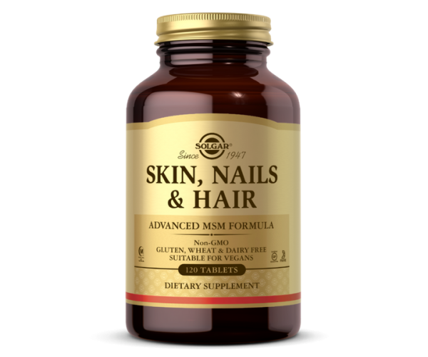 Вітаміни для волосся шкіри та нігтів Skin Nails Hair Solgar 120 таблеток (SOL083)
Вітаміни для волосся шкіри та нігтів Skin Nails Hair Solgar 120 таблеток (SOL083)