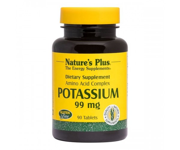 Калій Potassium 99 mg Natures Plus 99 мг 90 таблеток (NP230)
Калій Potassium 99 mg Natures Plus 99 мг 90 таблеток (NP230)