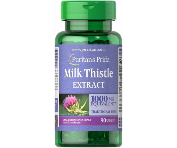 Розторопша Milk Thistle 4:1 Silymarin Puritan's Pride 1000 мг 90 капсул (PP260)
Розторопша Milk Thistle 4:1 Silymarin Puritan's Pride 1000 мг 90 капсул (PP260)