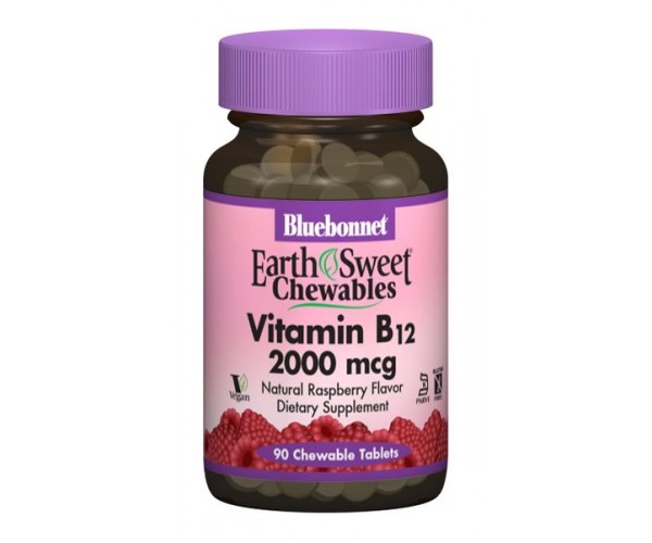 Вітамін В12 Vitamin B12 Bluebonnet Nutrition малина 2000 мкг 90 жувальні таблетки (BB112)
Вітамін В12 Vitamin B12 Bluebonnet Nutrition малина 2000 мкг 90 жувальні таблетки (BB112)