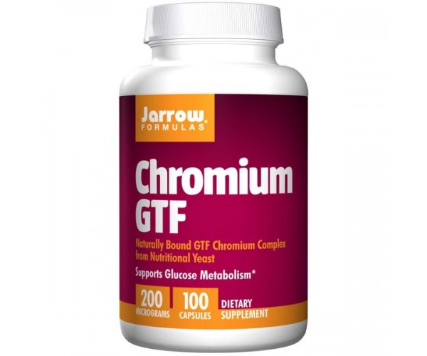 Хром Chromium GTF Jarrow Formulas 200 мкг 100 капсул (JF018)
Хром Chromium GTF Jarrow Formulas 200 мкг 100 капсул (JF018)