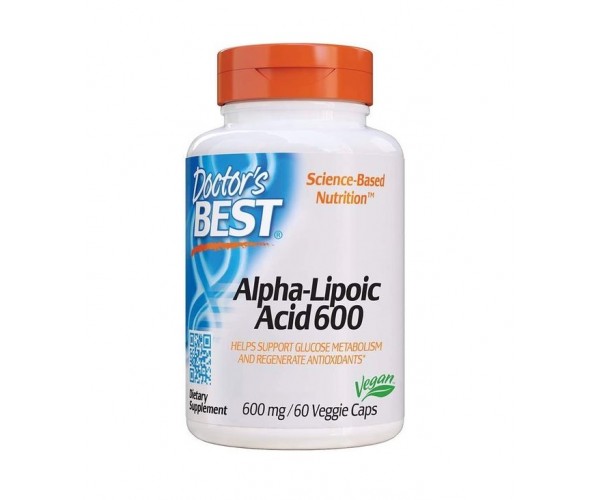 Альфа-ліпоєва кислота Alpha-Lipoic Acid Doctor's Best 600 мг 60 капсул (DB007)
Альфа-ліпоєва кислота Alpha-Lipoic Acid Doctor's Best 600 мг 60 капсул (DB007)