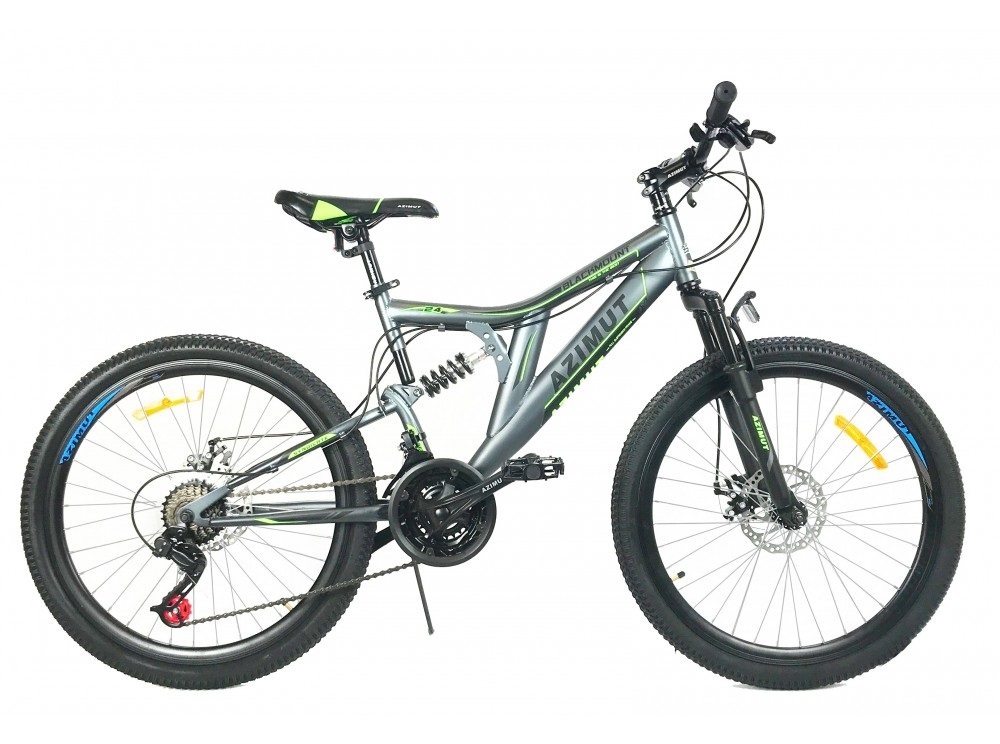 Велосипед Azimut Blackmount 2021 Shimano 26" 18" Grey / Green (Blackmount/GFRD)
Велосипед Azimut Blackmount 2021 Shimano 26" 18" Grey / Green (Blackmount/GFRD)