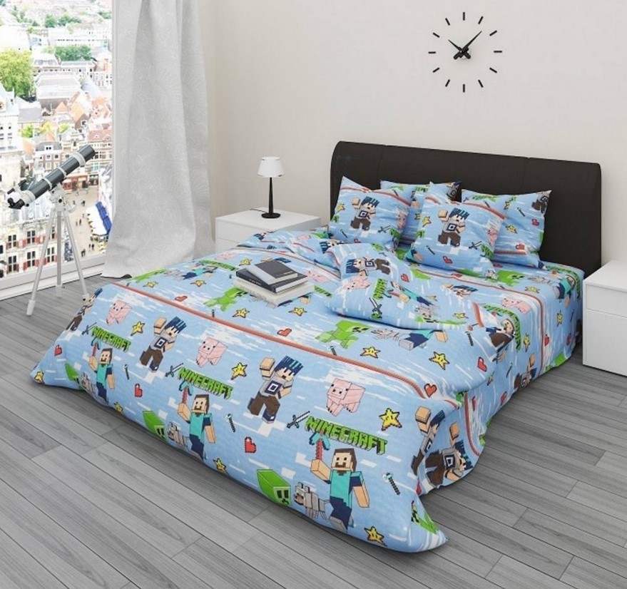 Детское постельное белье Майнкрафт Загрузка CottonTwill 1-спальное 150х220 см Турецкий Ранфорс (ДР081-2)
Детское постельное белье Майнкрафт Загрузка CottonTwill 1-спальное 150х220 см Турецкий Ранфорс (ДР081-2)