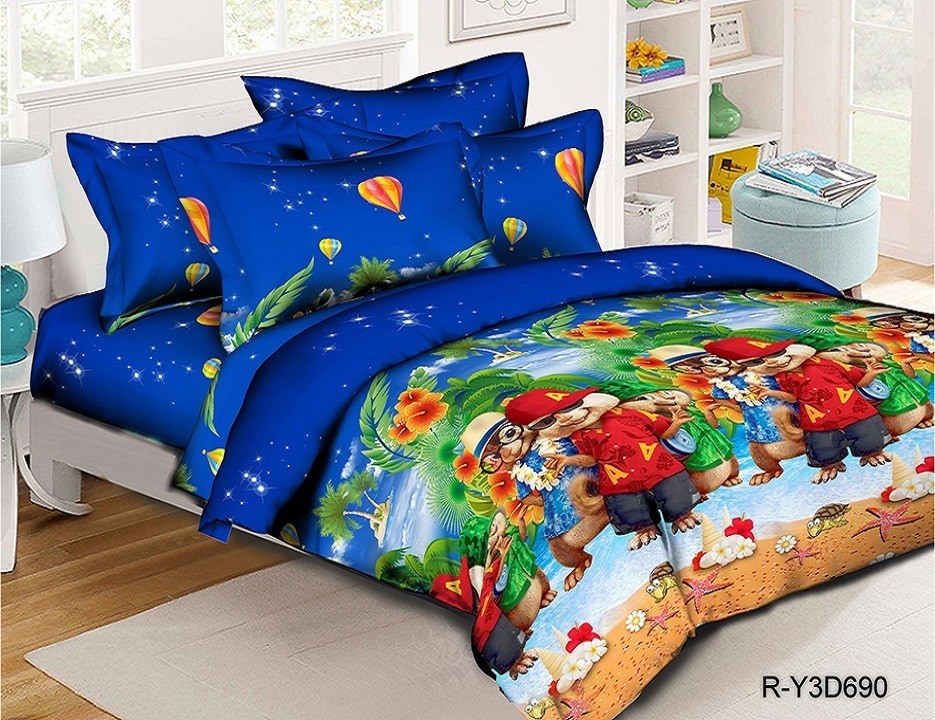Детское постельное белье Элвин и бурундуки CottonTwill 1-спальное 150х220 см Турецкий Ранфорс (ДР015-2)
Детское постельное белье Элвин и бурундуки CottonTwill 1-спальное 150х220 см Турецкий Ранфорс (ДР015-2)