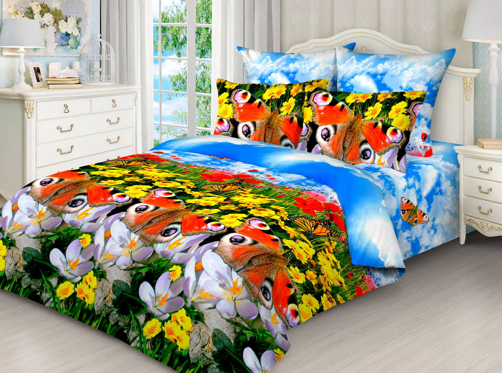 Комплект постельного белья Бабочки 3D CottonTwill 1-спальный 150х220 см Бязь (РБ022-1)
Комплект постельного белья Бабочки 3D CottonTwill 1-спальный 150х220 см Бязь (РБ022-1)