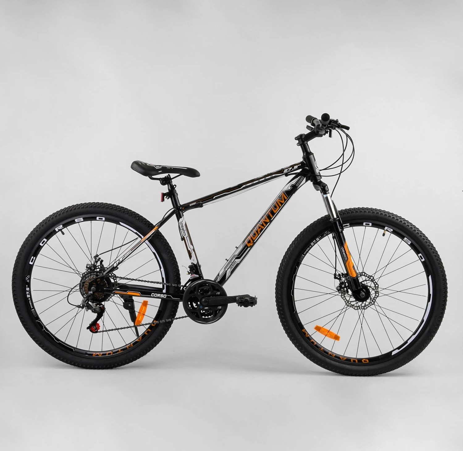 Велосипед Corso 27,5" Quantum 11593 Black / White / Orange (11593)
Велосипед Corso 27,5" Quantum 11593 Black / White / Orange (11593)