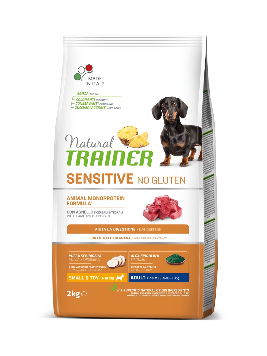 Сухой корм для собак Natural Trainer Dog Sensitive Small&Toy Adult Mini With Lamb and whole cereals 2 кг монопротеиновый корм для взрослых собак мелких пород с ягненком
Сухой корм для собак Natural Trainer Dog Sensitive Small&Toy Adult Mini With Lamb and whole cereals 2 кг монопротеиновый корм для взрослых собак мелких пород с ягненком
