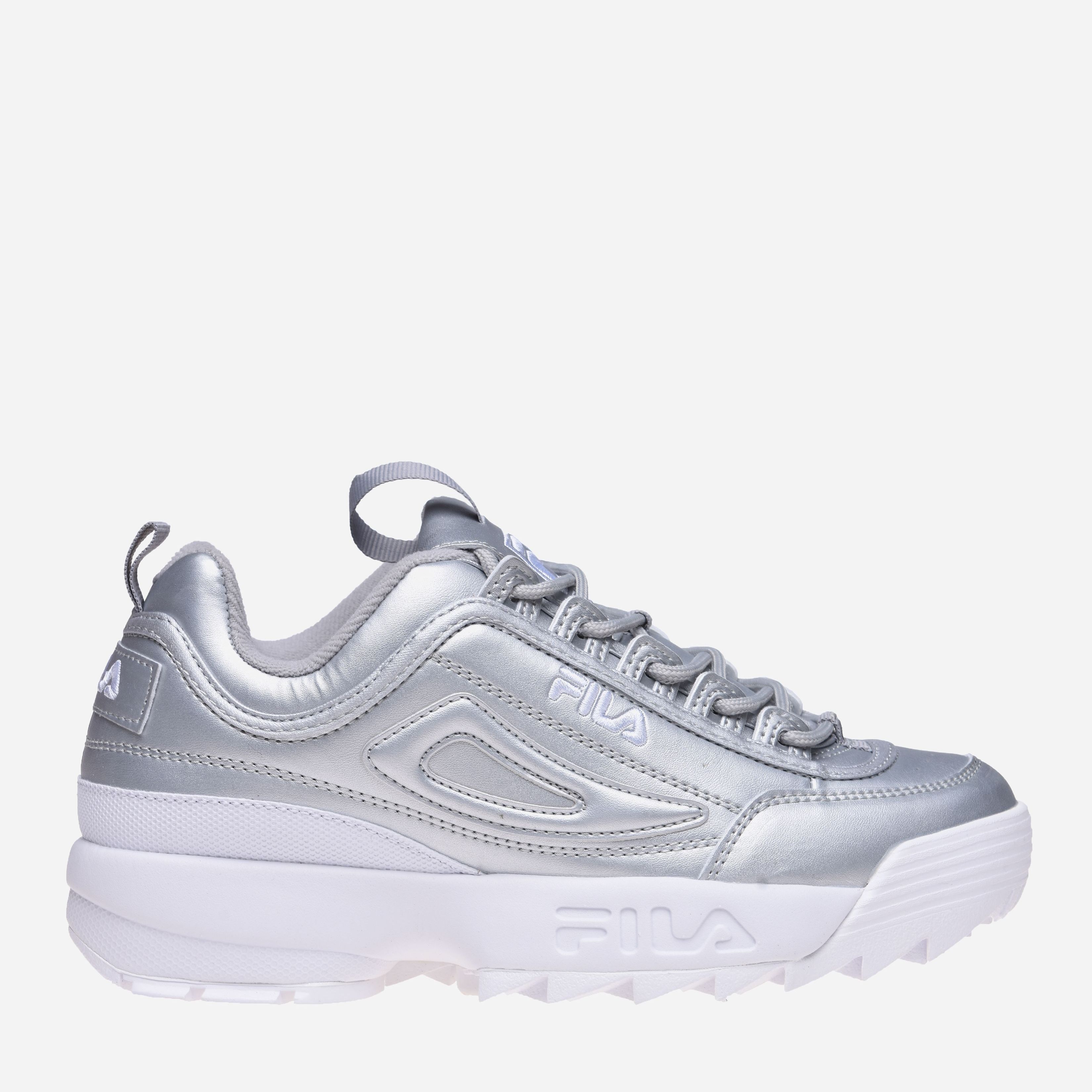 Кроссовки Fila Disruptor II Premium Metallic Women's Low 5FM00040-662 36 (5.5) 22.5 см Серебристые
Кроссовки Fila Disruptor II Premium Metallic Women's Low 5FM00040-662 36 (5.5) 22.5 см Серебристые