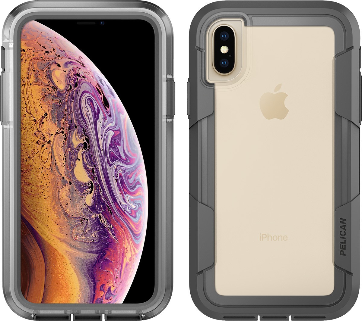 Противоударный зашитный чехол бампер с подставкой Pelican Voyager iPhone X / Xs clear/grey
Противоударный зашитный чехол бампер с подставкой Pelican Voyager iPhone X / Xs clear/grey