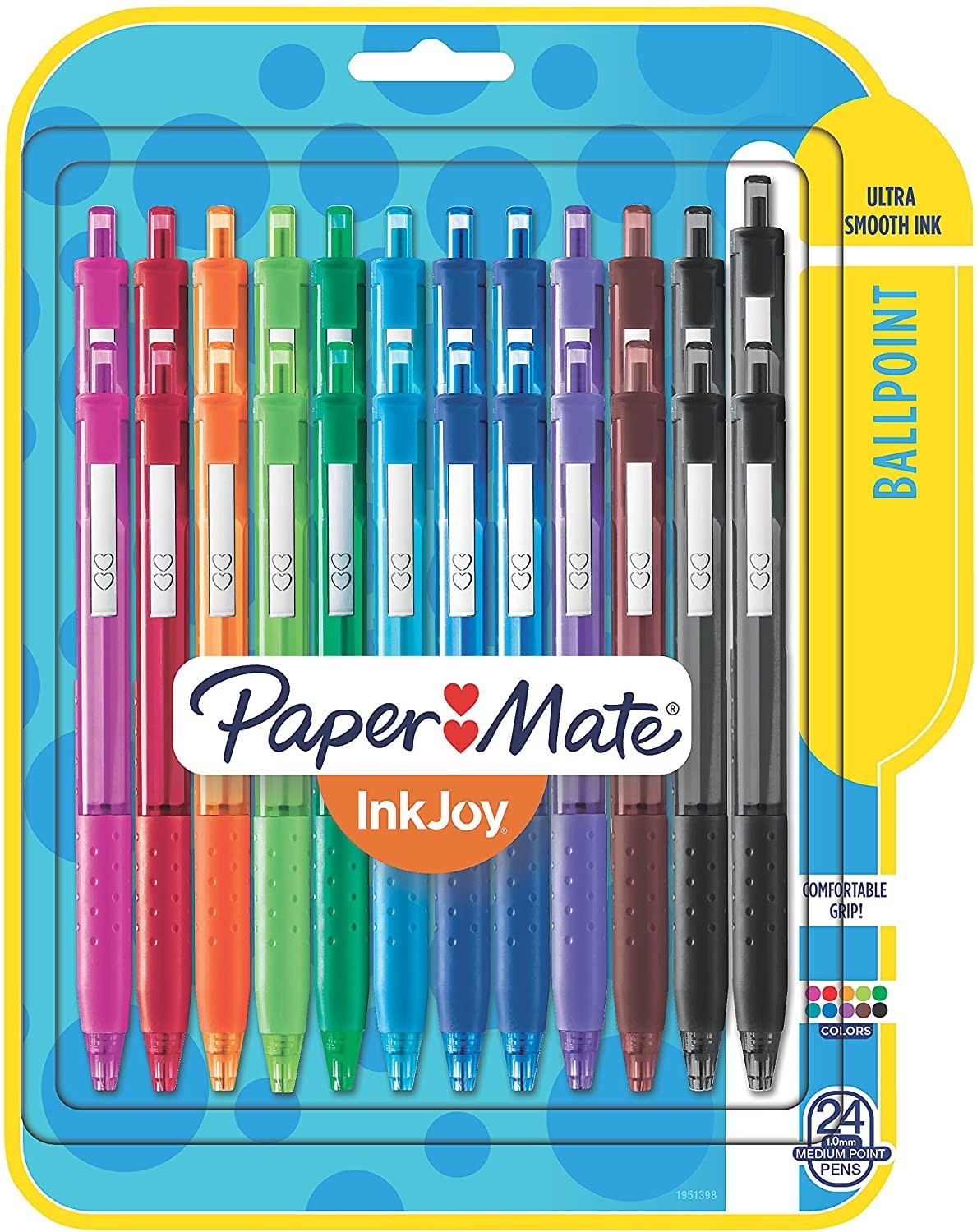 Набор цветных ручек автоматических Paper Mate InkJoy 300RT Retractable Ballpoint Pens, 1мм (1951398)
Набор цветных ручек автоматических Paper Mate InkJoy 300RT Retractable Ballpoint Pens, 1мм (1951398)