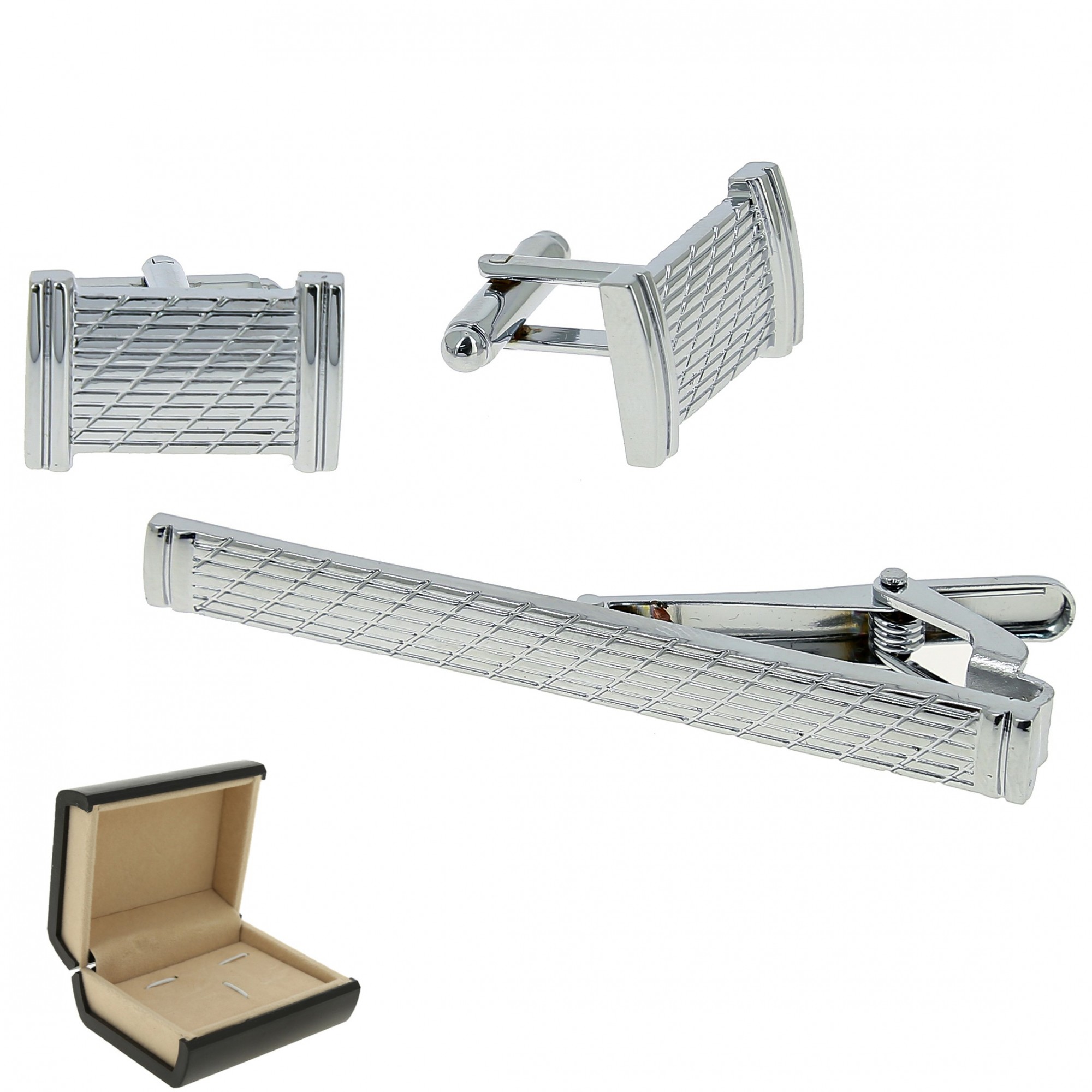 Зажим для галстука и запонки - ST19038-1
Зажим для галстука и запонки - ST19038-1