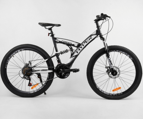 Велосипед спортивный CORSO Hyper 66729, 26 дюймов, рама 16 дюймов, 21 скорость, Черный
Велосипед спортивный CORSO Hyper 66729, 26 дюймов, рама 16 дюймов, 21 скорость, Черный