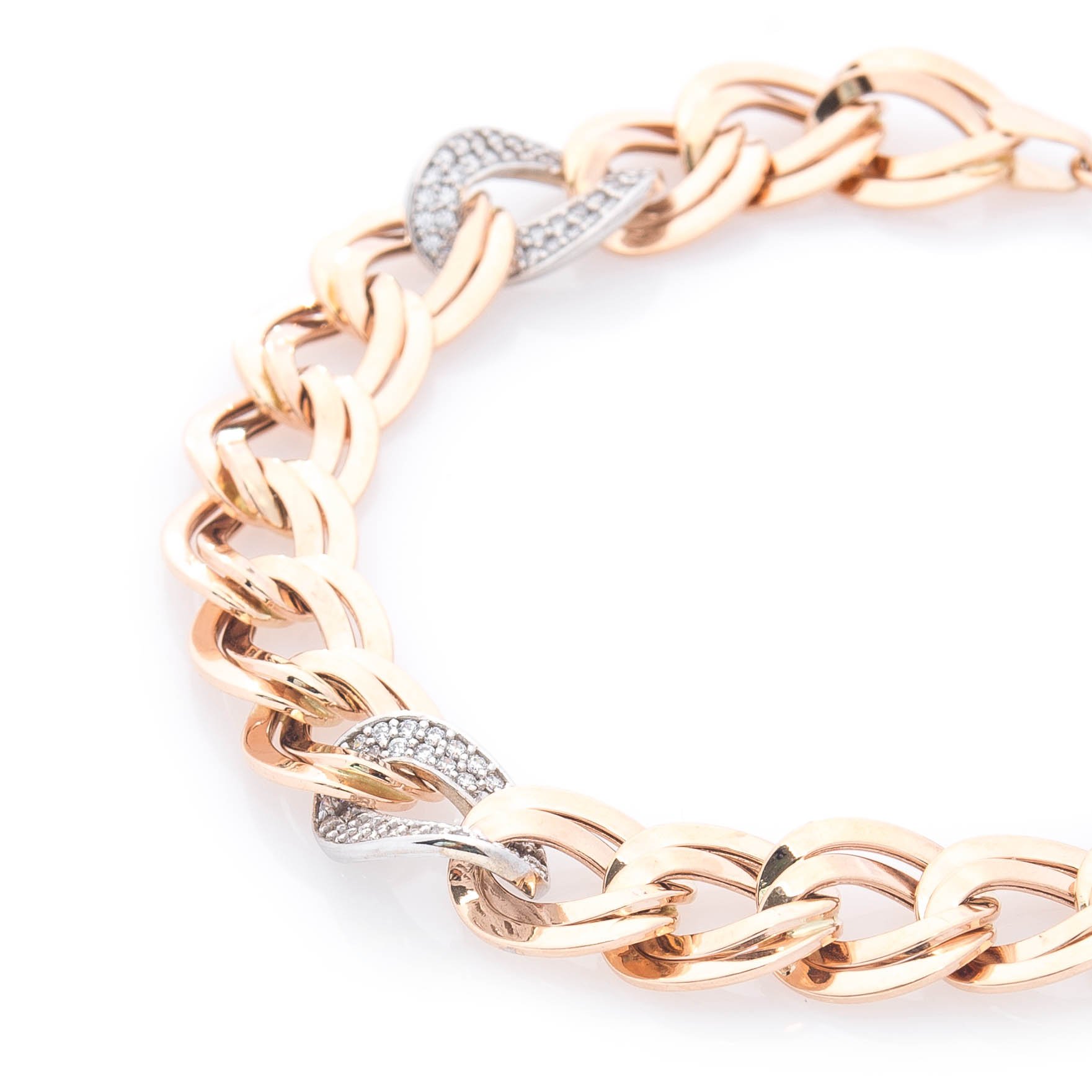 Золотой браслет с фианитами б03688 Оникс 20.5 
Золотой браслет с фианитами б03688 Оникс 20.5