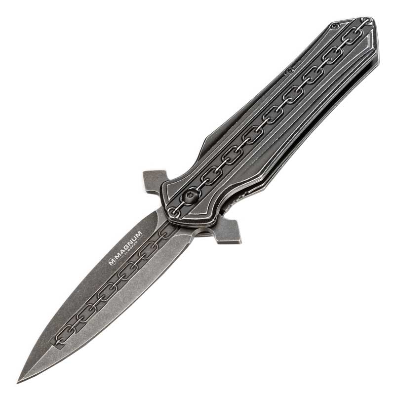 Нож складной Boker Magnum Chain Breaker (длина: 207мм, лезвие: 87мм), серый
Нож складной Boker Magnum Chain Breaker (длина: 207мм, лезвие: 87мм), серый