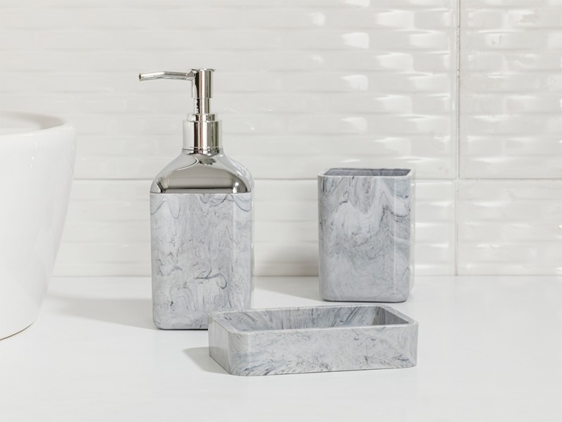 Набор для ванной комнаты Marble EH 17.5x6.5x6.5 см 9x6.5x6.5 см 3 шт 10029030001 (NAT01849)
Набор для ванной комнаты Marble EH 17.5x6.5x6.5 см 9x6.5x6.5 см 3 шт 10029030001 (NAT01849)