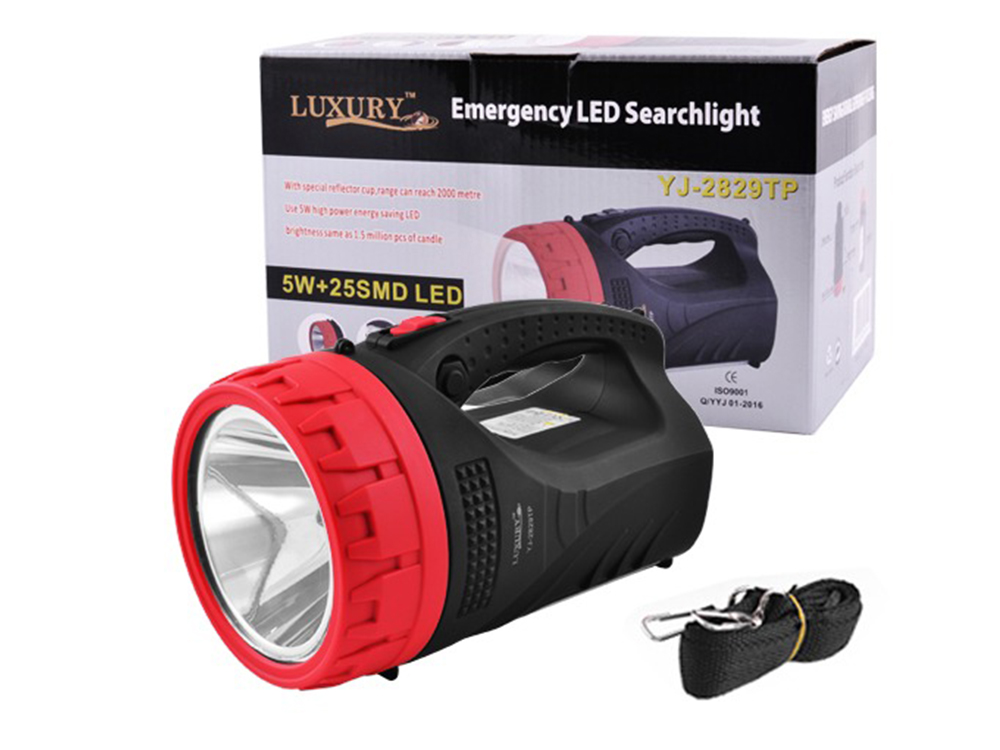 Фонарь переносной Luxury 2829-5W+25LED ЗУ 220V встроенный аккумулятор Черный (1009-029-00)
Фонарь переносной Luxury 2829-5W+25LED ЗУ 220V встроенный аккумулятор Черный (1009-029-00)