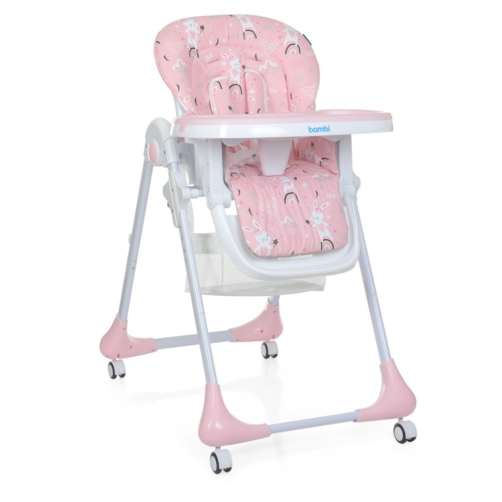 Стульчик для кормления Bambi M 3233 Rabbit Girl Pink с выдвижным столиком на 4 колесах
Стульчик для кормления Bambi M 3233 Rabbit Girl Pink с выдвижным столиком на 4 колесах