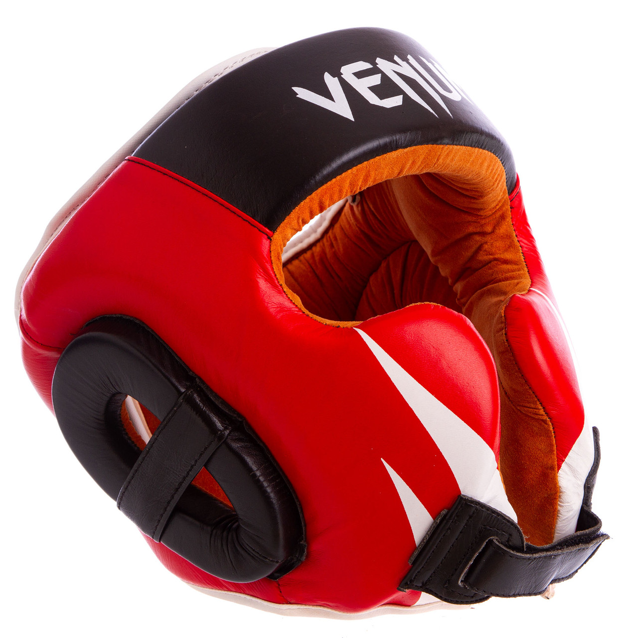 Шлем боксерский кожаный в мексиканском стиле Venum Giant Heroe 6652 размер М Red-Black-White
Шлем боксерский кожаный в мексиканском стиле Venum Giant Heroe 6652 размер М Red-Black-White