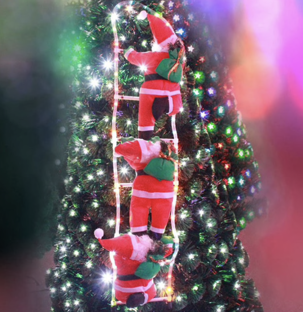 Новогодние Фигурки Деда Мороза на светящейся лестнице X-mas Lights Santa (Санта Клаус) 3 шт по 25 см
Новогодние Фигурки Деда Мороза на светящейся лестнице X-mas Lights Santa (Санта Клаус) 3 шт по 25 см