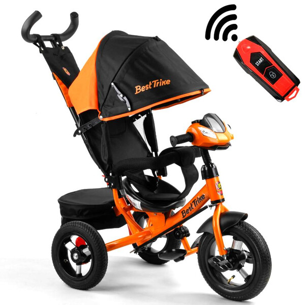 Велосипед детский трехколесный с ручкой Best Trike надувные колеса Черный/Оранжевый (866337)
Велосипед детский трехколесный с ручкой Best Trike надувные колеса Черный/Оранжевый (866337)