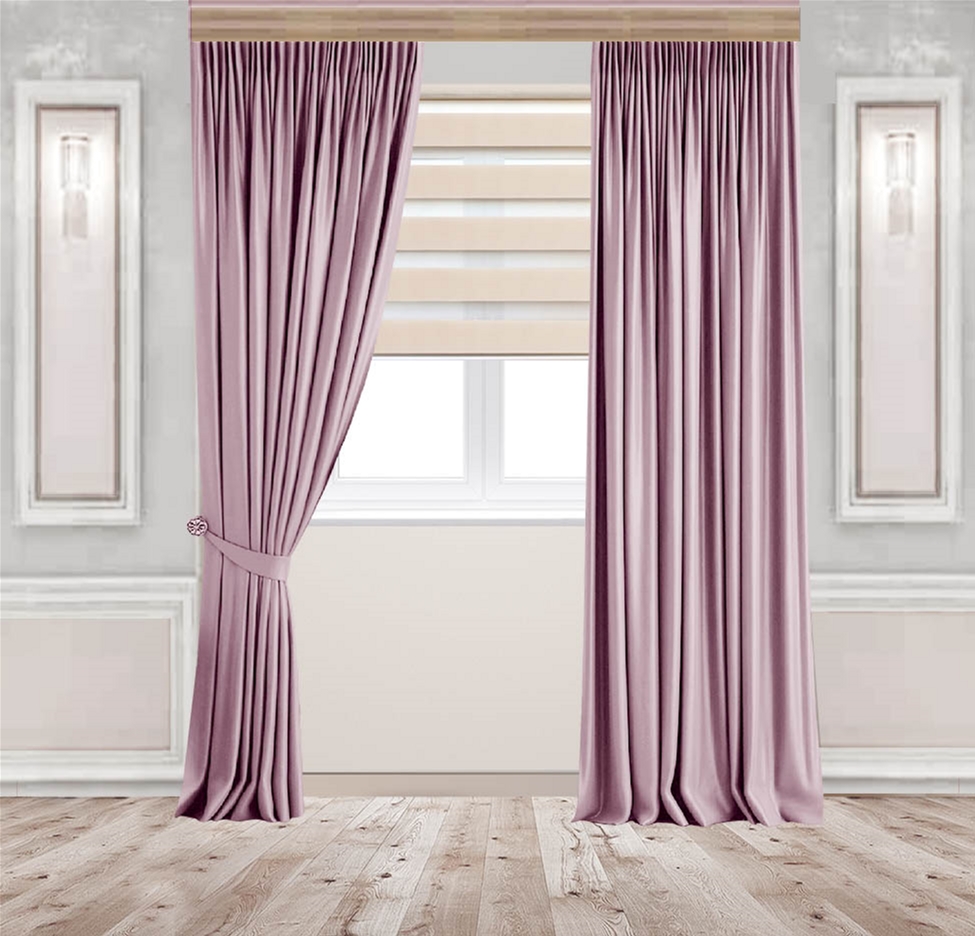 Комплект штор Декор-Ин Бархатные 270x150 см 2 шт Розовые (Vi 101516) 
Комплект штор Декор-Ин Бархатные 270x150 см 2 шт Розовые (Vi 101516)