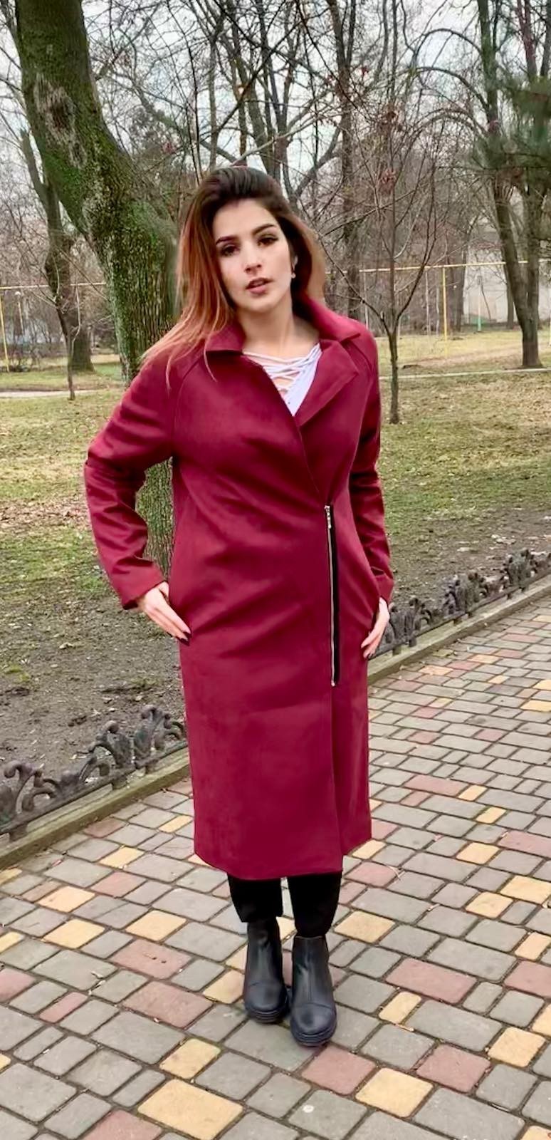Пальто замшевое MALIKA цвет марсала L-XL, Пальто замшевое MALIKA цвет марсала 46 L-XL
Пальто замшевое MALIKA цвет марсала L-XL, Пальто замшевое MALIKA цвет марсала 46 L-XL