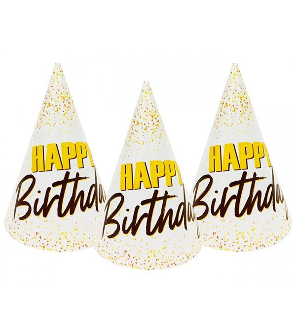 Колпачки бумажные "HB confetti" (5шт.), Польша, высота - 15 см, картон высокого качества
Колпачки бумажные "HB confetti" (5шт.), Польша, высота - 15 см, картон высокого качества