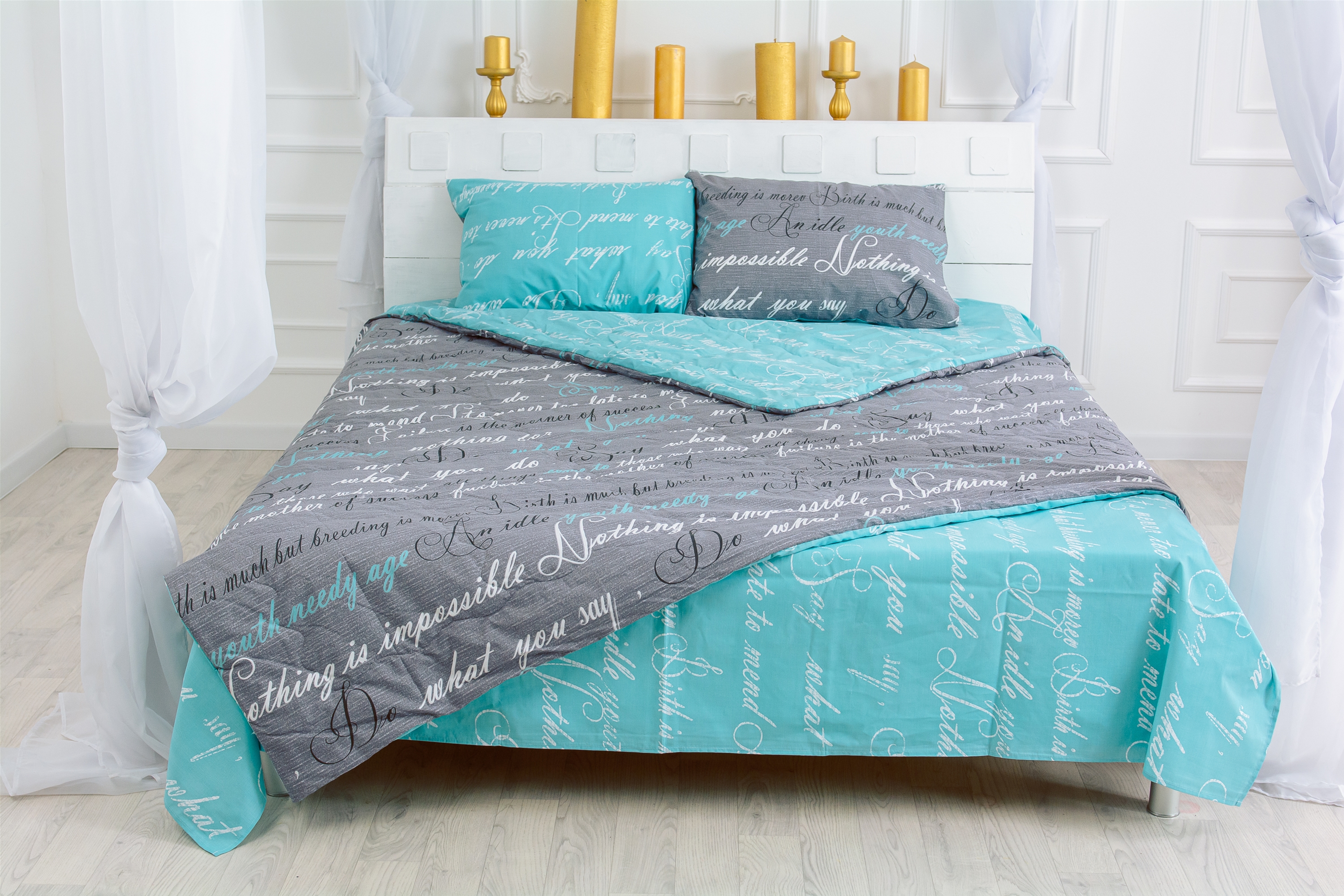 Летний постельный комплект MirSon №2609 Silk Kapok 17-0003 Tulio Одеяло + 2 подушки 50x70 + 2 наволочки + простынь
Летний постельный комплект MirSon №2609 Silk Kapok 17-0003 Tulio Одеяло + 2 подушки 50x70 + 2 наволочки + простынь