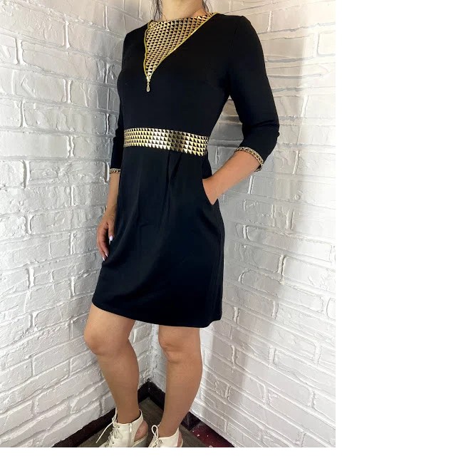 Платье женское Kate 320 черное с золотистым, Платье женское Kate 320 черное с золотистым 46
Платье женское Kate 320 черное с золотистым, Платье женское Kate 320 черное с золотистым 46